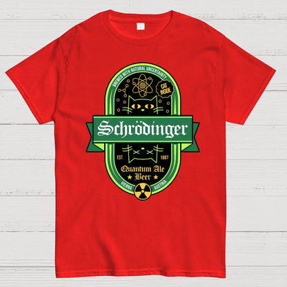 Schrodinger Quantum Ale Beer Geek T-Shirt