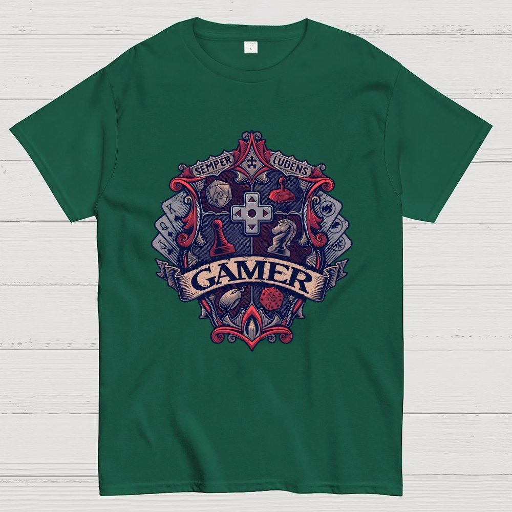 Gamer Crest Geek T-Shirt