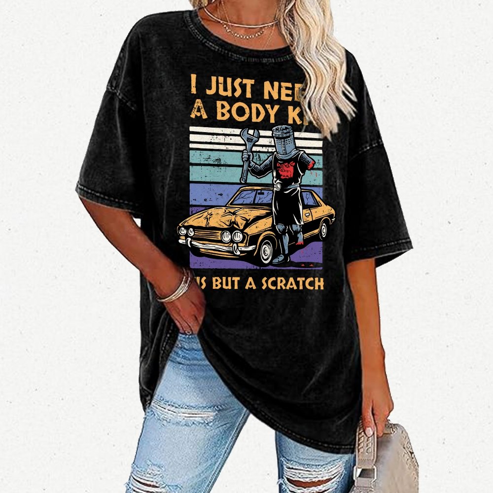 I Need A Body Kit Vintage Distressed T-shirt