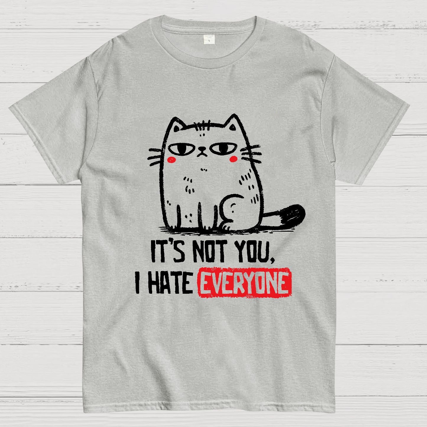 Its Not You I Hate Everyone Geek T-Shirt
