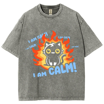I Am Not Stressed! I Am Calm Vintage Distressed T-shirt