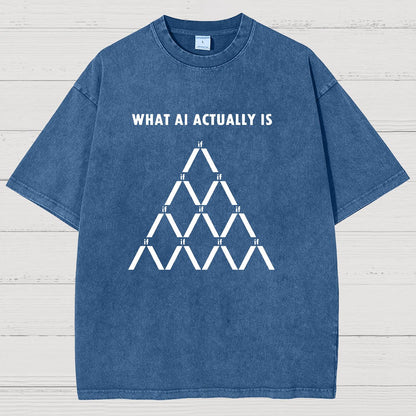 Artificial Intelligence Machine Learning Geek Vintage Distressed T-shirt