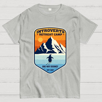 Introverts Retreat Camp Geek T-Shirt