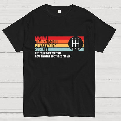 The Manual Transmission Preservation Society Geek T-Shirt