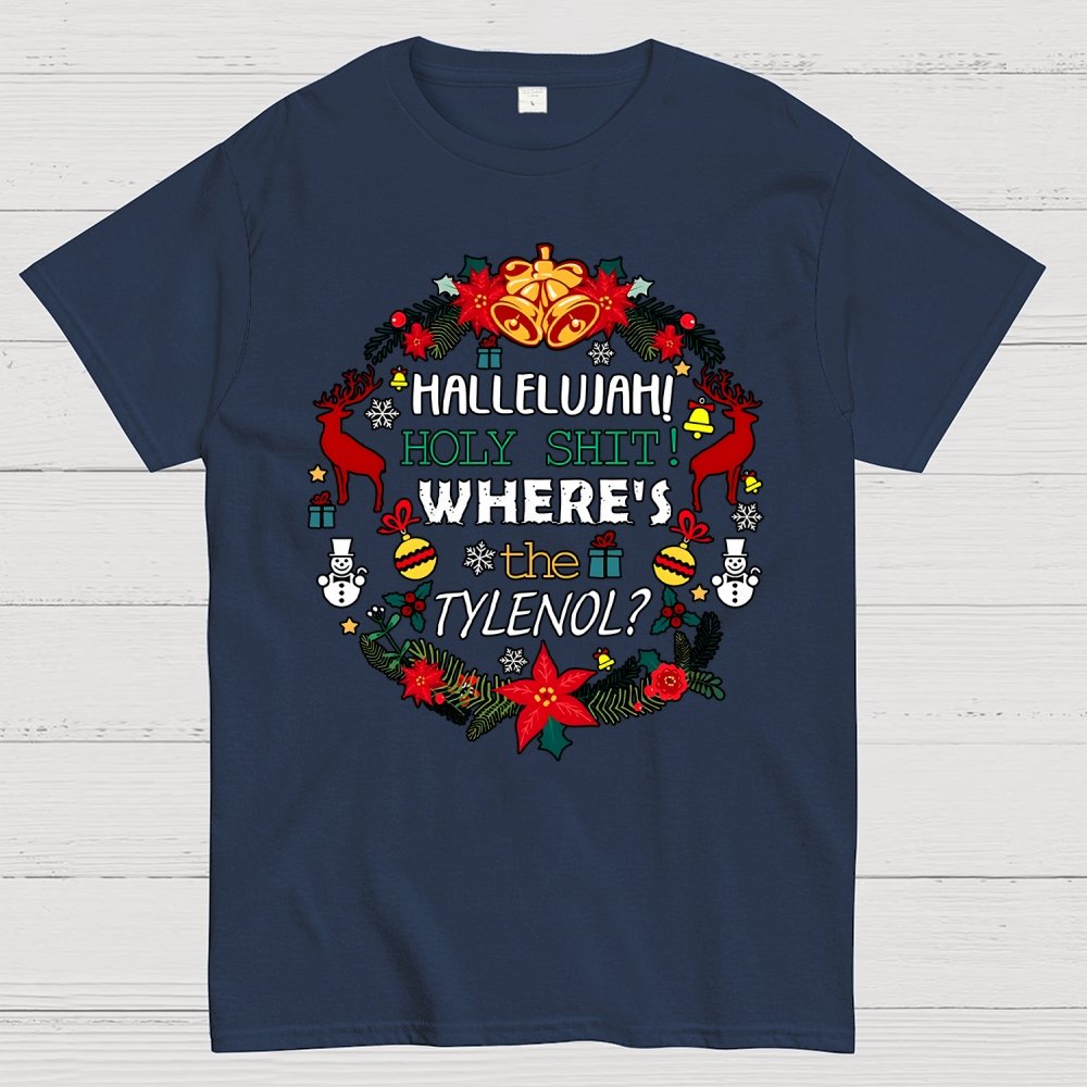 Where's The Tylenol Christmas. Autism Awareness Geek T-Shirt