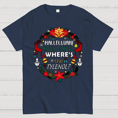 Where's The Tylenol Christmas. Autism Awareness Geek T-Shirt