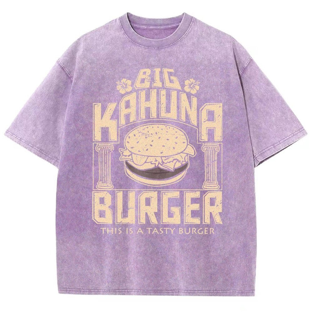 Big Wave Burger Vintage Distressed T-shirt