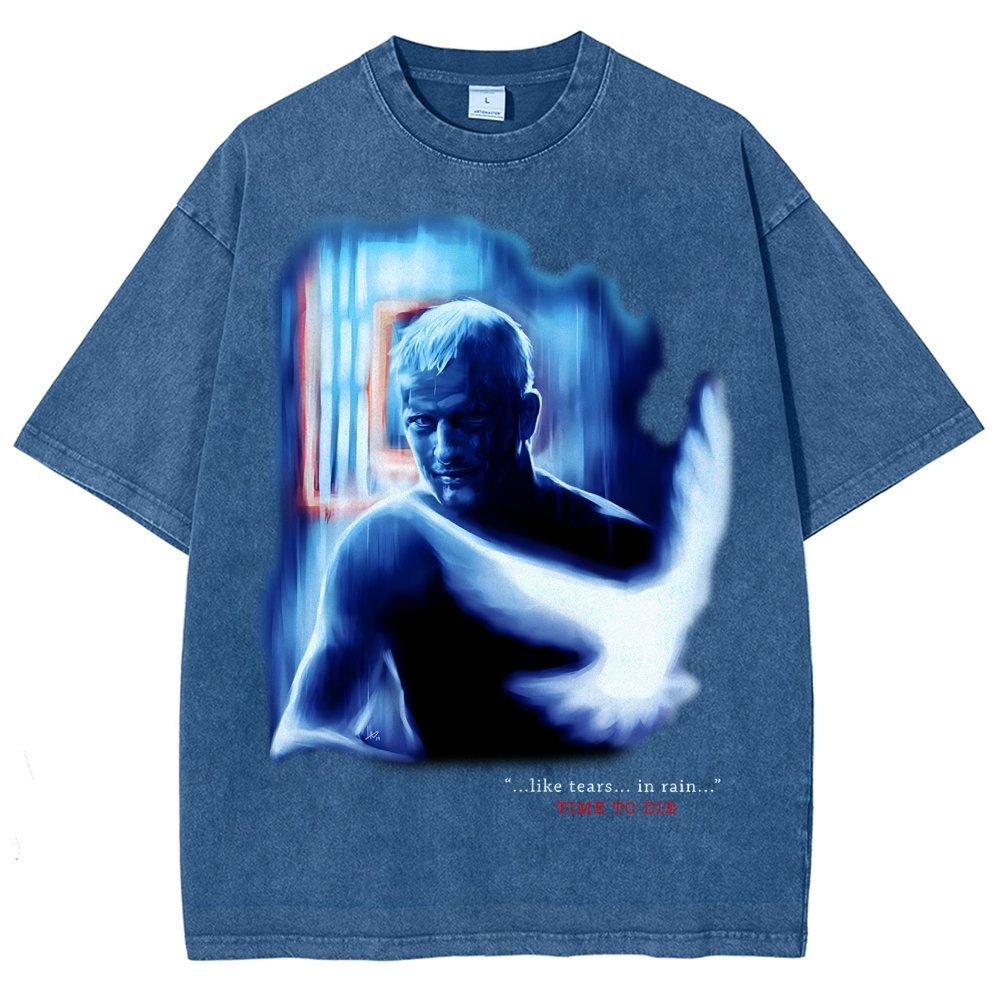TIME TO DIE Vintage Distressed T-shirt