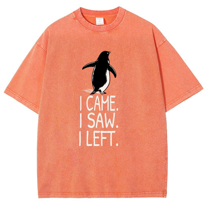 Nihilist Penguin Vintage Distressed T-shirt