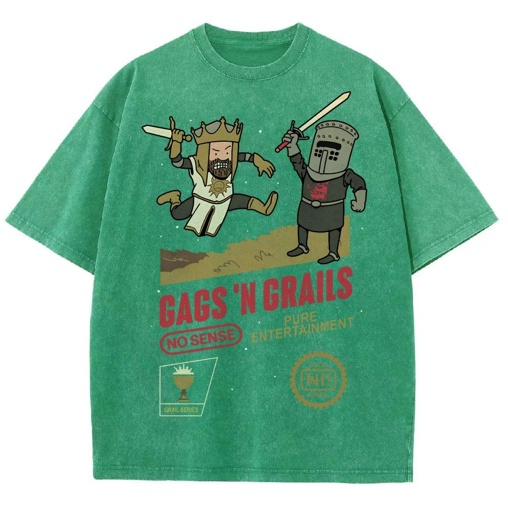 Gags 'n Grails Vintage Distressed T-shirt