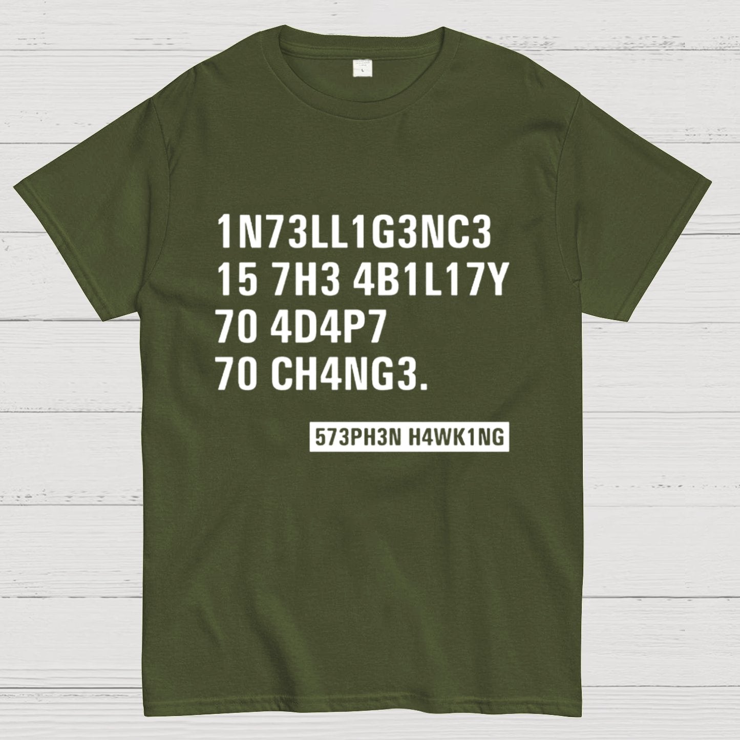 Intelligence - Famous Physicist Science Geeky T-Shirt