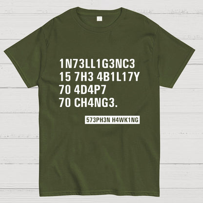 Intelligence - Famous Physicist Science Geeky T-Shirt