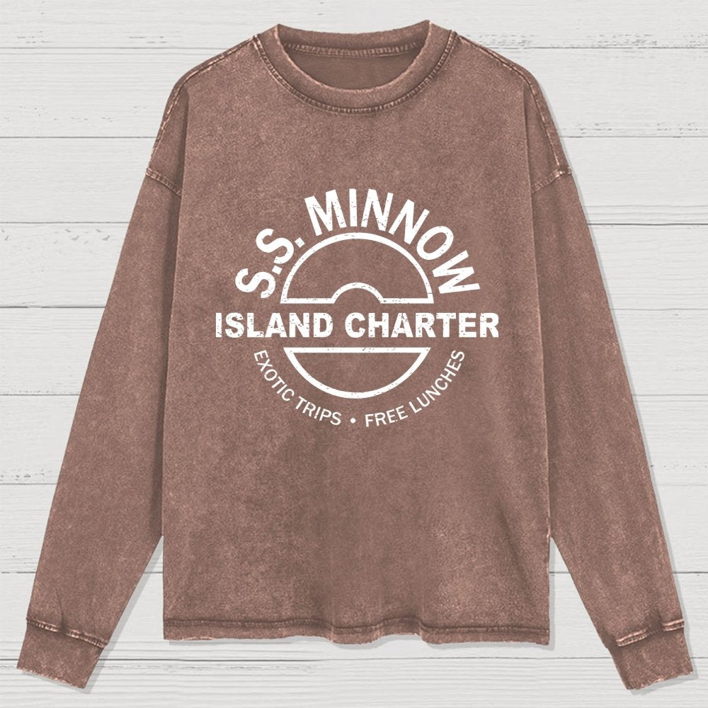 Ocean Explorer Washed Long Sleeve Tee