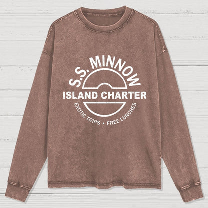 Ocean Explorer Washed Long Sleeve Tee