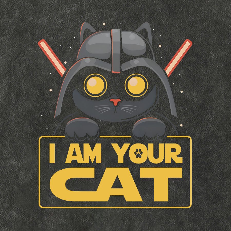 I Am Your CAT Vintage Distressed T-shirt