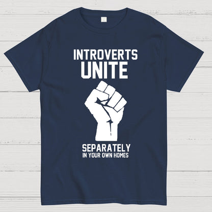 Introverts Unite Nerd Geek T-Shirt