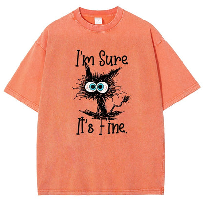 I’M Sure It’S Fine Vintage Distressed T-shirt