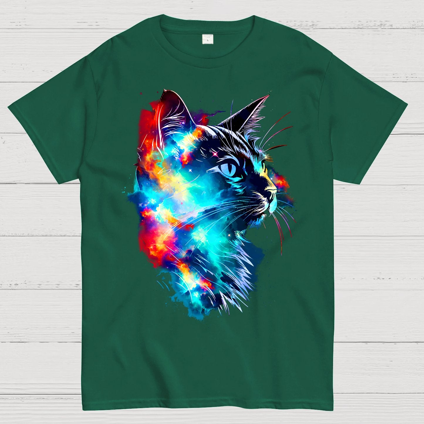 Cosmos Cat Geek T-Shirt