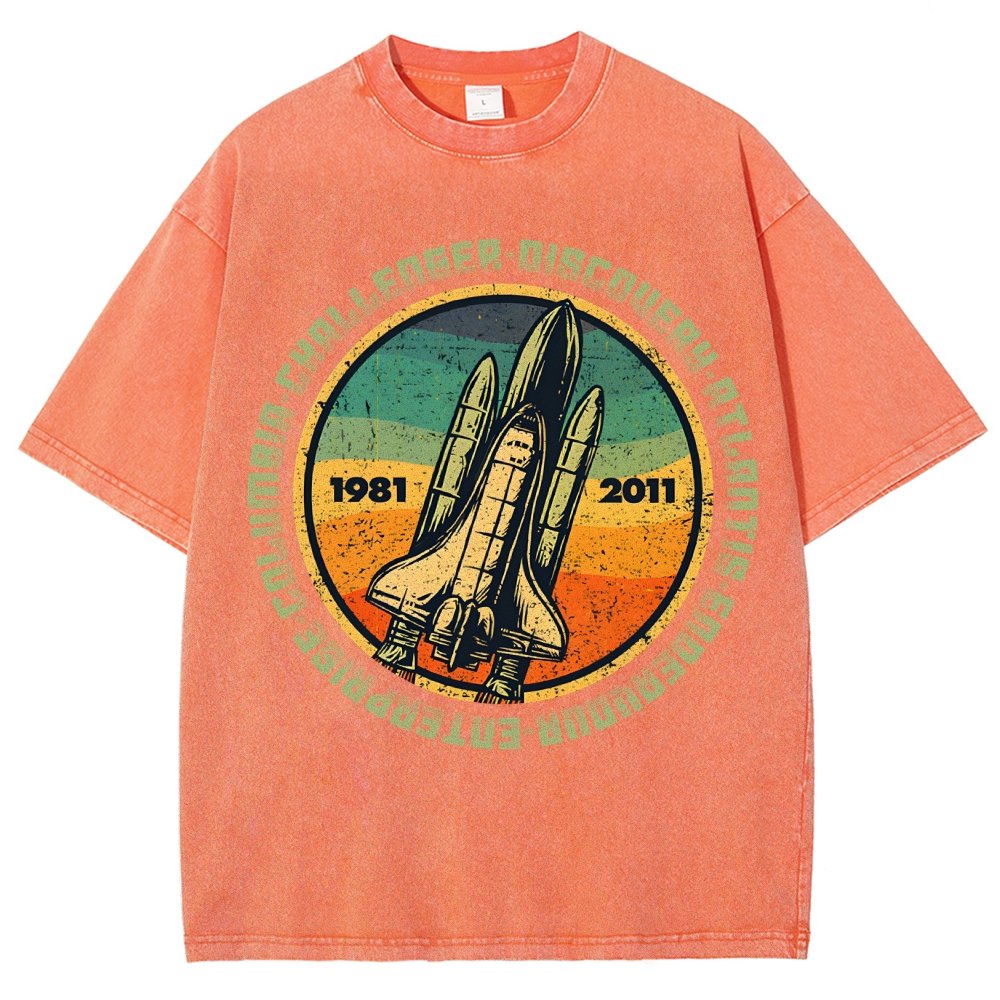 Through Hardship To The Stars Vintage Distressed T-shirt