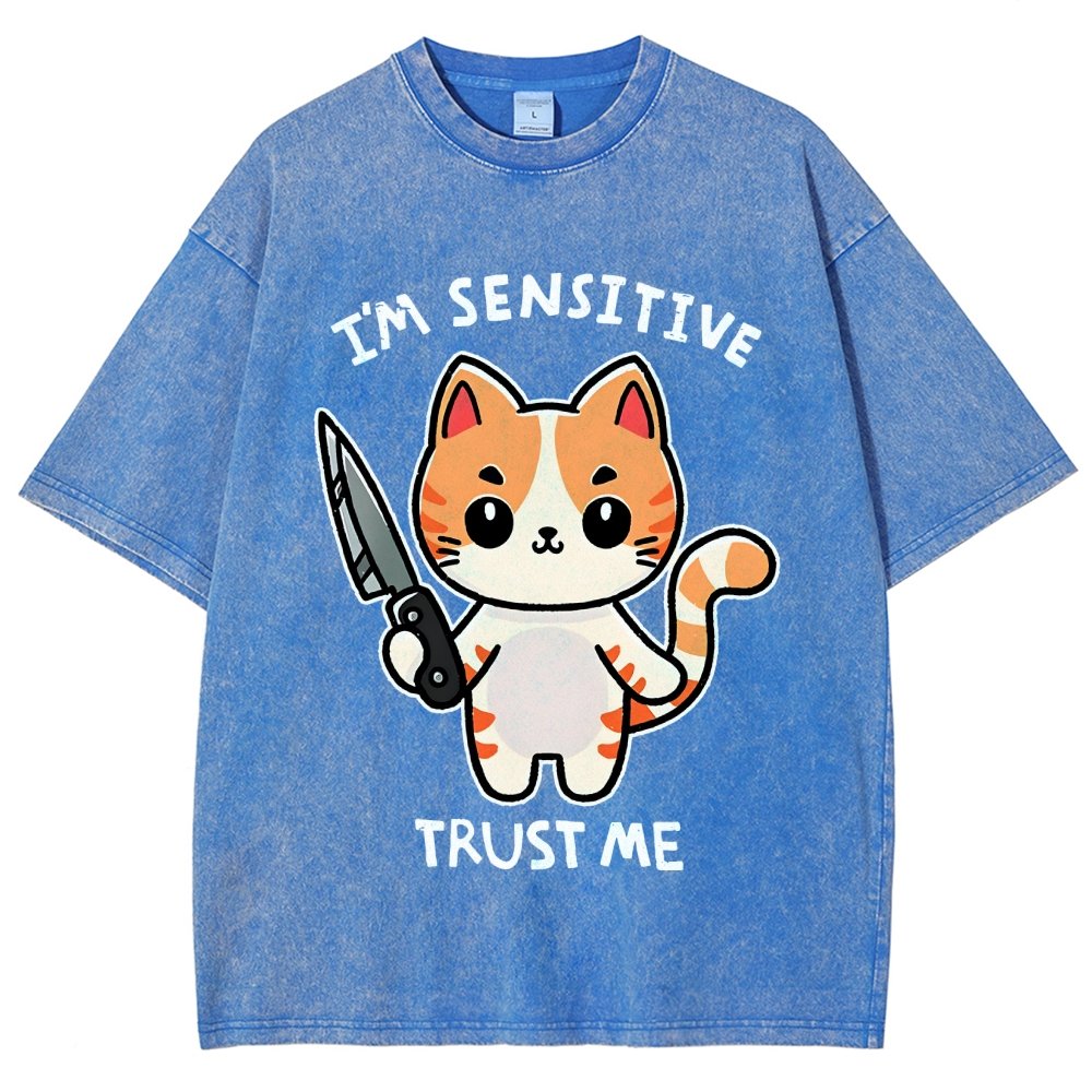 I'm Sensitive Vintage Distressed T-shirt