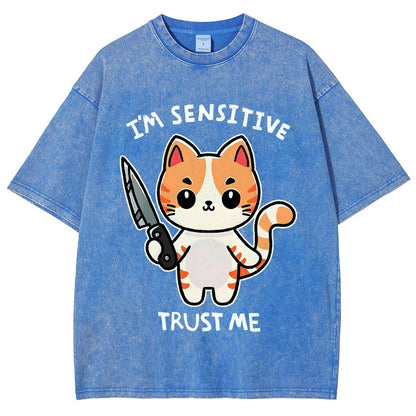 I'm Sensitive Vintage Distressed T-shirt