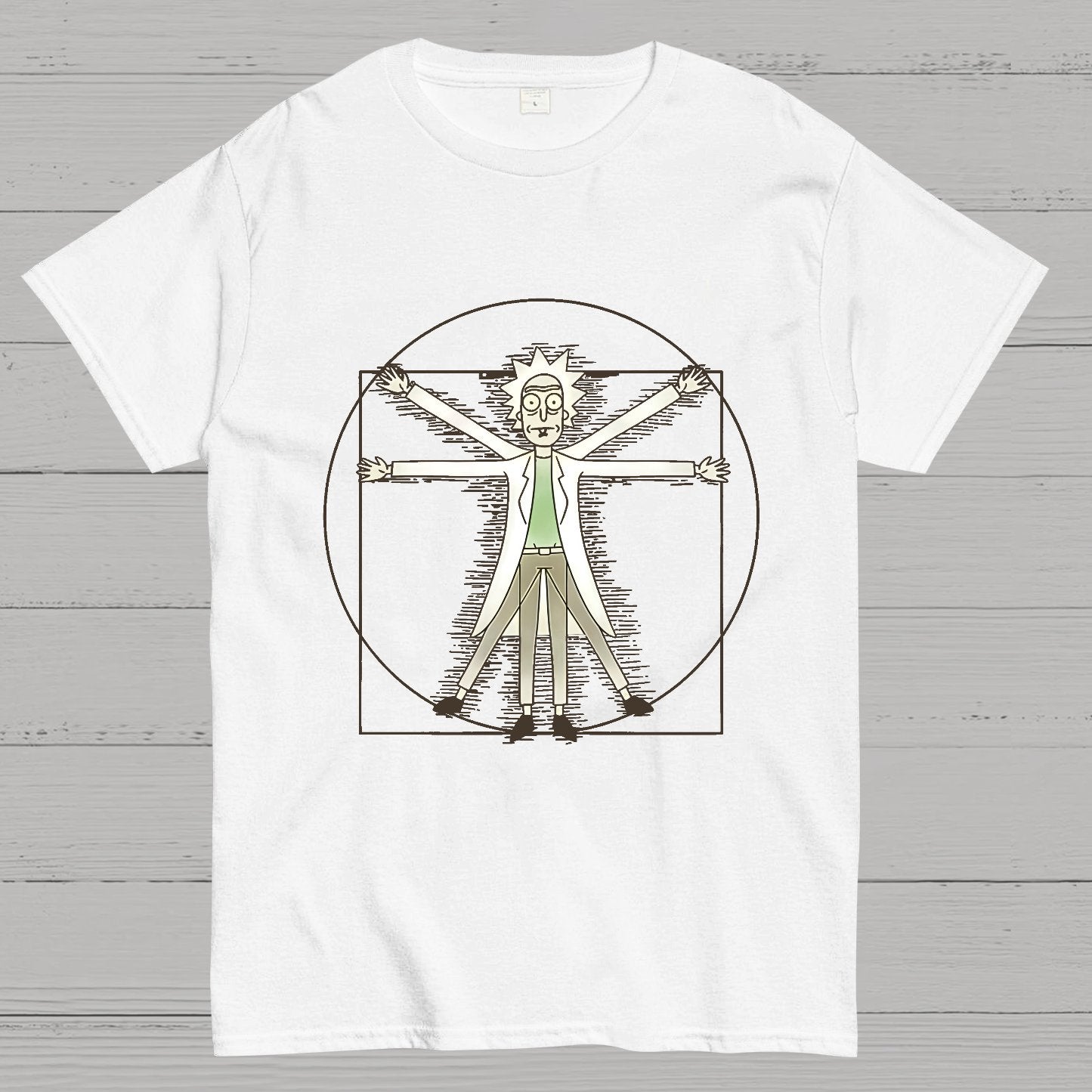 Vitruvian Man Geeky T-Shirt