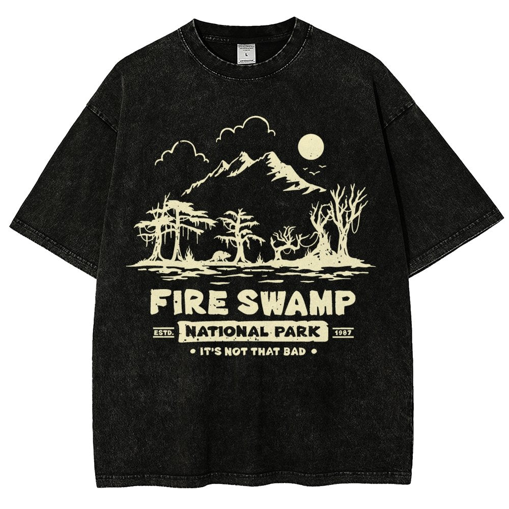 Flame Swamp National Park Vintage Distressed T-shirt