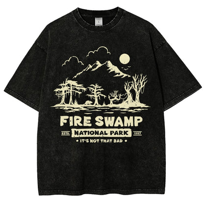 Flame Swamp National Park Vintage Distressed T-shirt