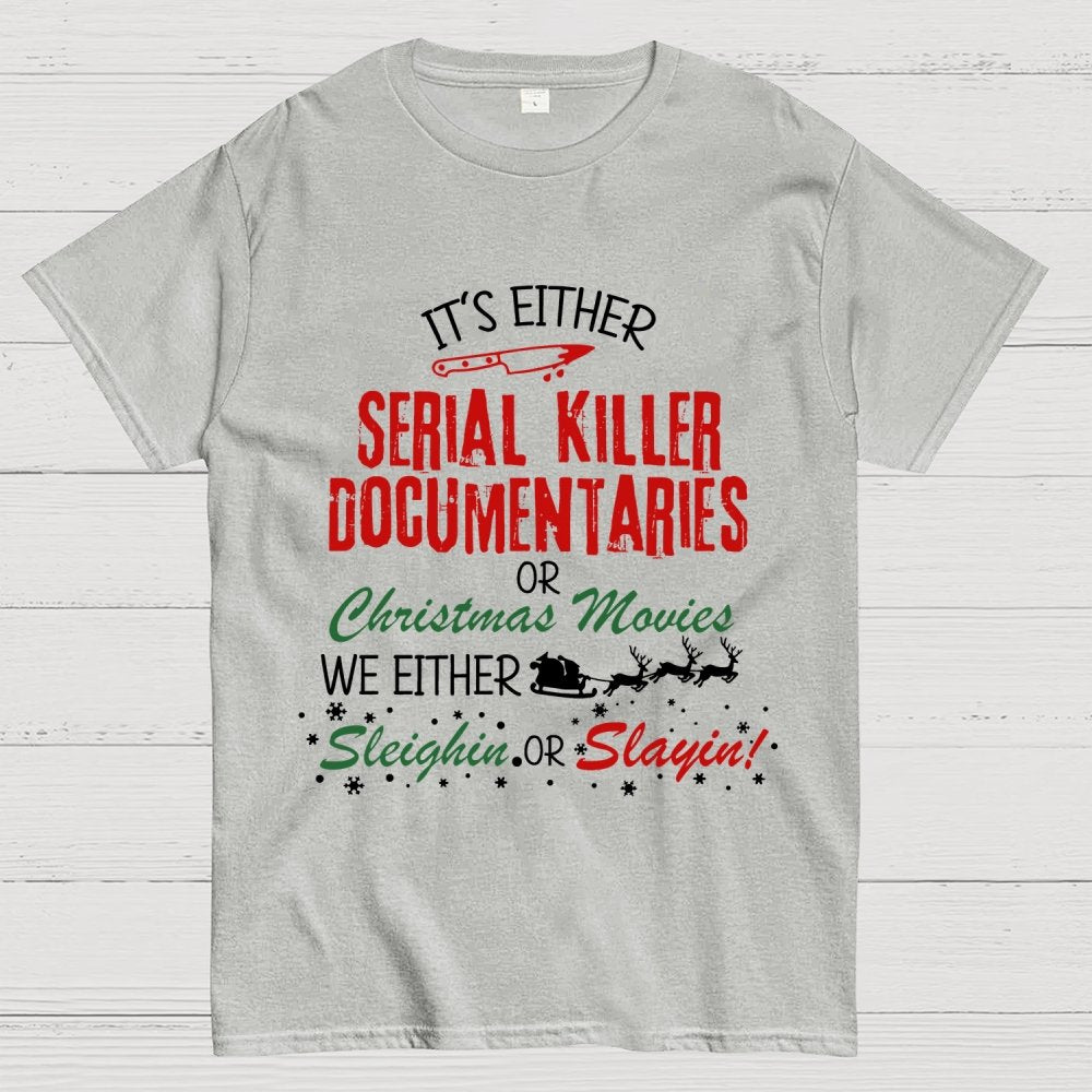 Horror Christmas Funny Christmas Geek T-Shirt
