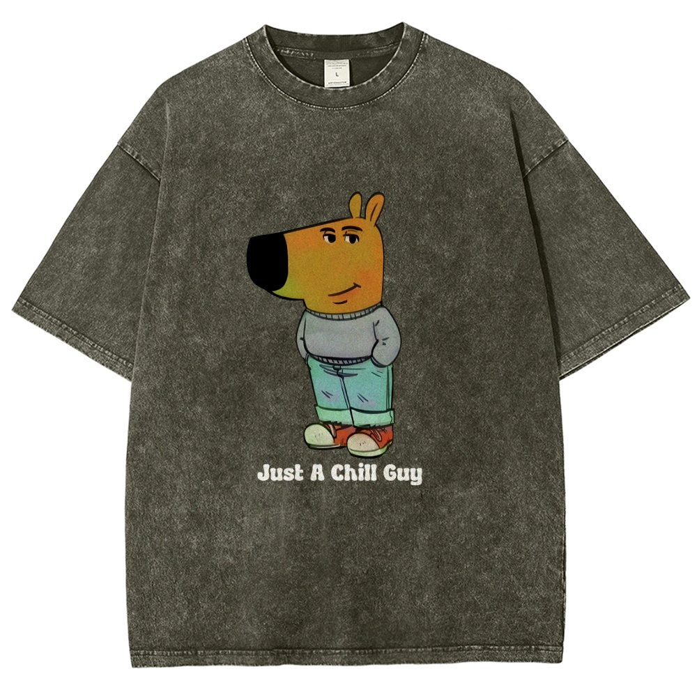 I'm Just A Chill Guy Vintage Distressed T-shirt