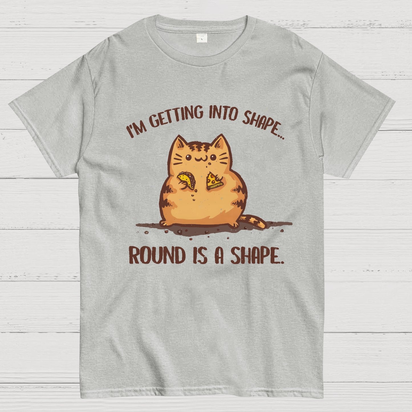Round is a Shape Geeky T-Shirt