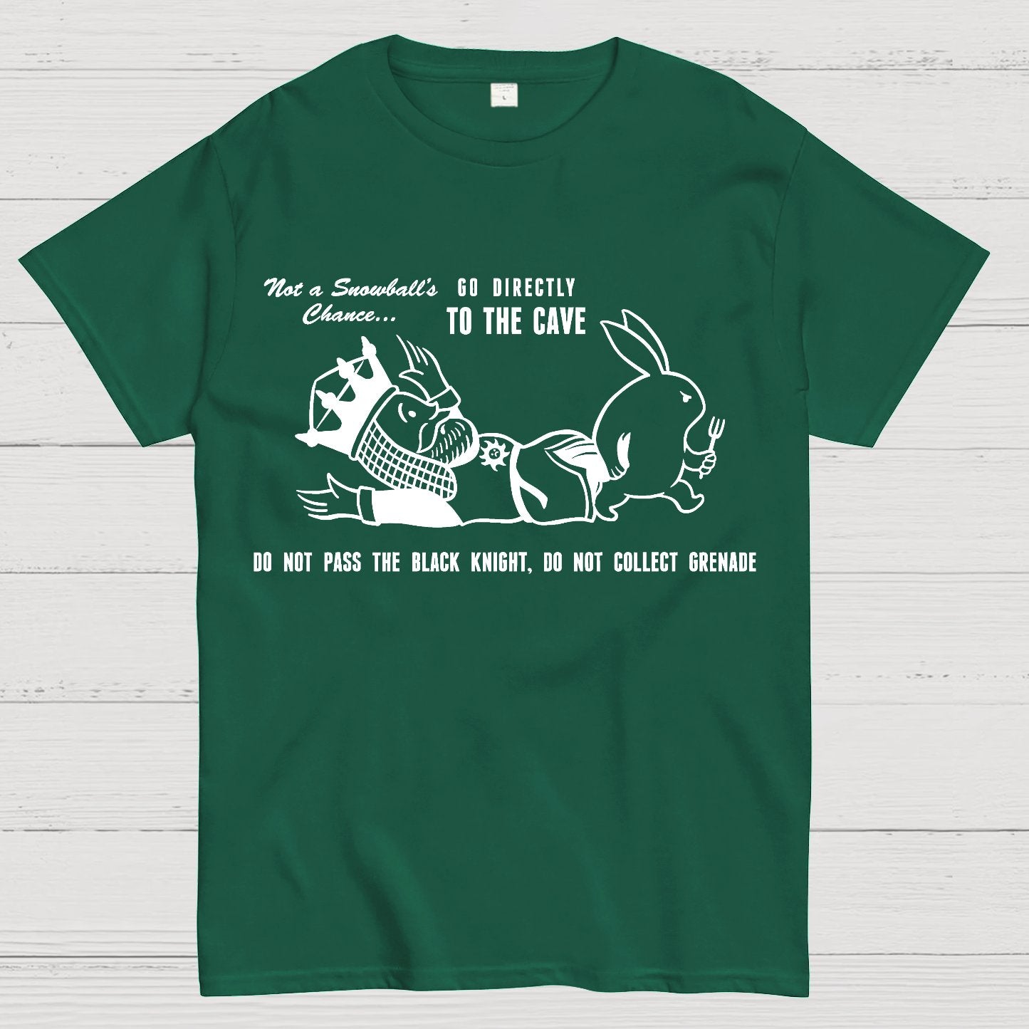 Go To The Cave Do Not Laugh Geek T-Shirt