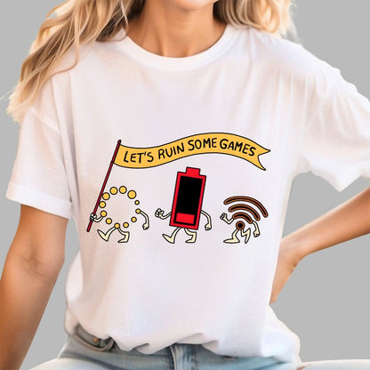Let's Ruin Some Games Geek T-Shirt