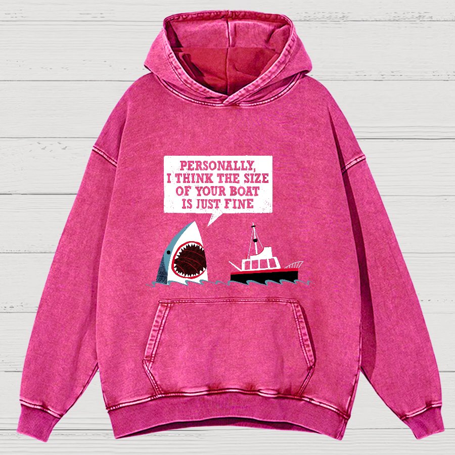 Polite Sea Monster Nerdy Vintage Distressed Hoodie