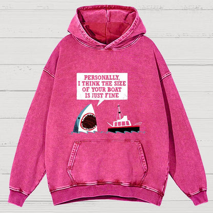 Polite Sea Monster Nerdy Vintage Distressed Hoodie