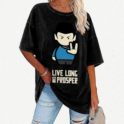 Live Long Vintage Distressed T-shirt