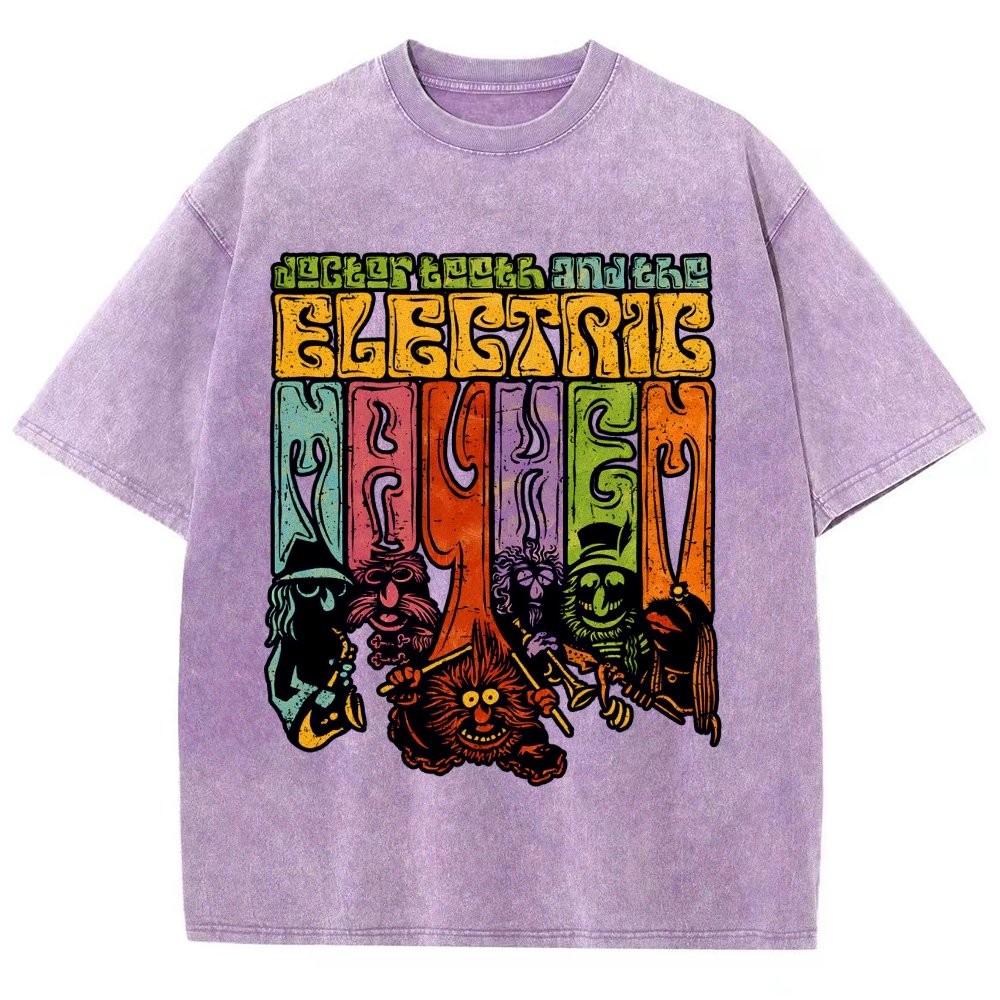 The Psychedelic Mayhem Vintage Distressed T-shirt