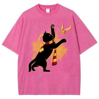 Harry Cat Vintage Distressed T-shirt