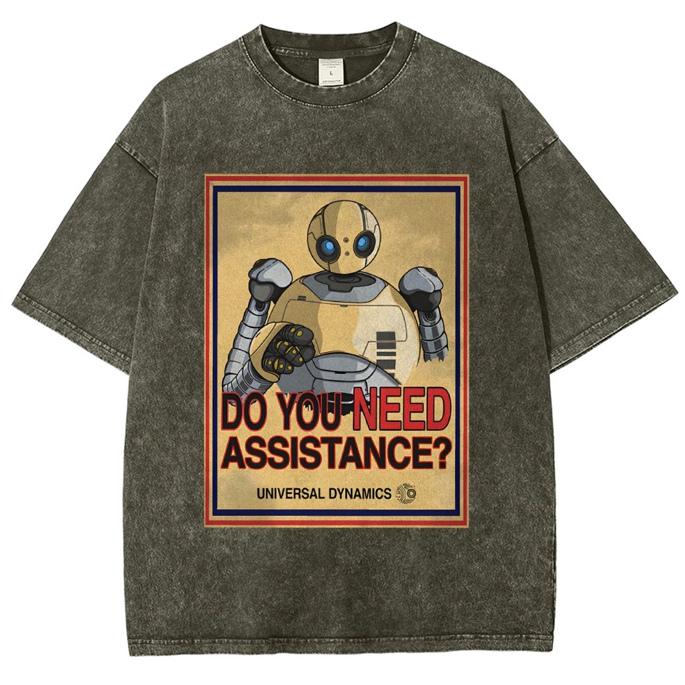 Do You Need Assistance Vintage Distressed T-shirt