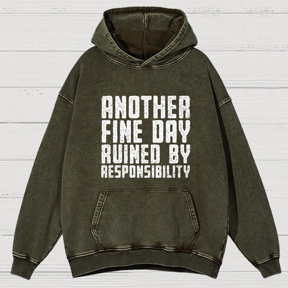 Another Fine Day Vintage Distressed Hoodie
