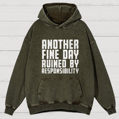Another Fine Day Vintage Distressed Hoodie