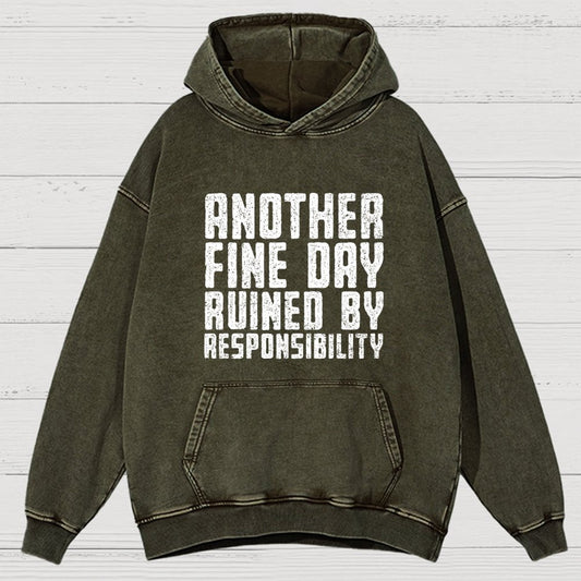 Another Fine Day Vintage Distressed Hoodie
