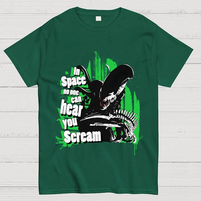 In Space No One Can Hear You Scream Geek T-Shirt