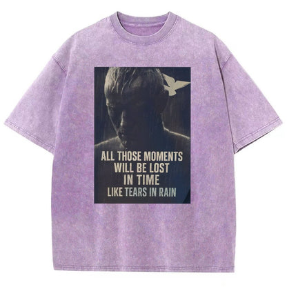Like Tears in the Rain Vintage Distressed T-shirt