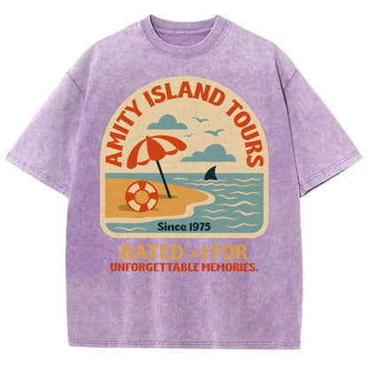 Seaside Tours Vintage Distressed T-shirt