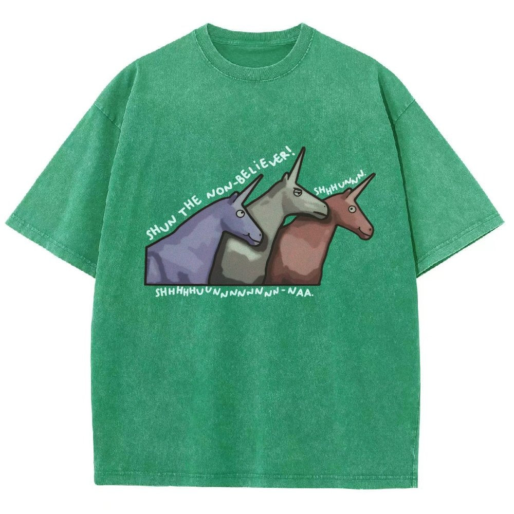 Shun the Non-Believer   Vintage Distressed T-shirt