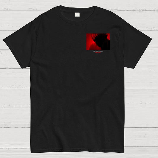 Tears in Rain-Tears in Red-Time to Die Front And Back Printing Geek T-Shirt