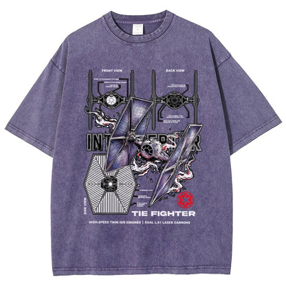 The Interceptor Fighter Vintage Distressed T-shirt