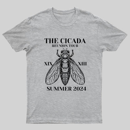 The Cicada Reunion U.S Tour 2024 Cicada Geeky T-Shirt