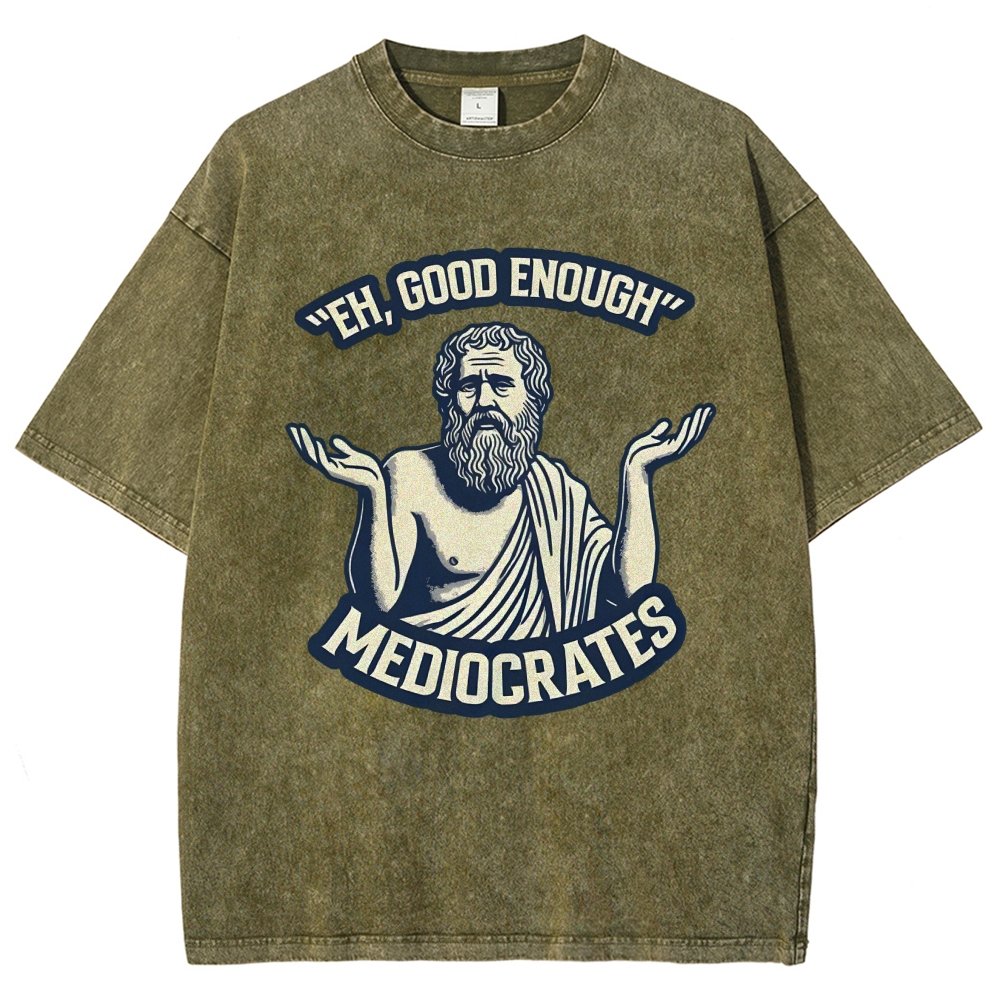 Eh Good Enough Vintage Distressed T-shirt